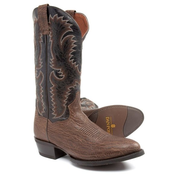 New  Dan Post Moses Cowboy Boots - 13”, Round Toe (For Men) main image 5